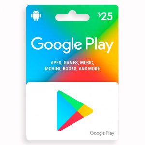 Tarjeta Google Play $25