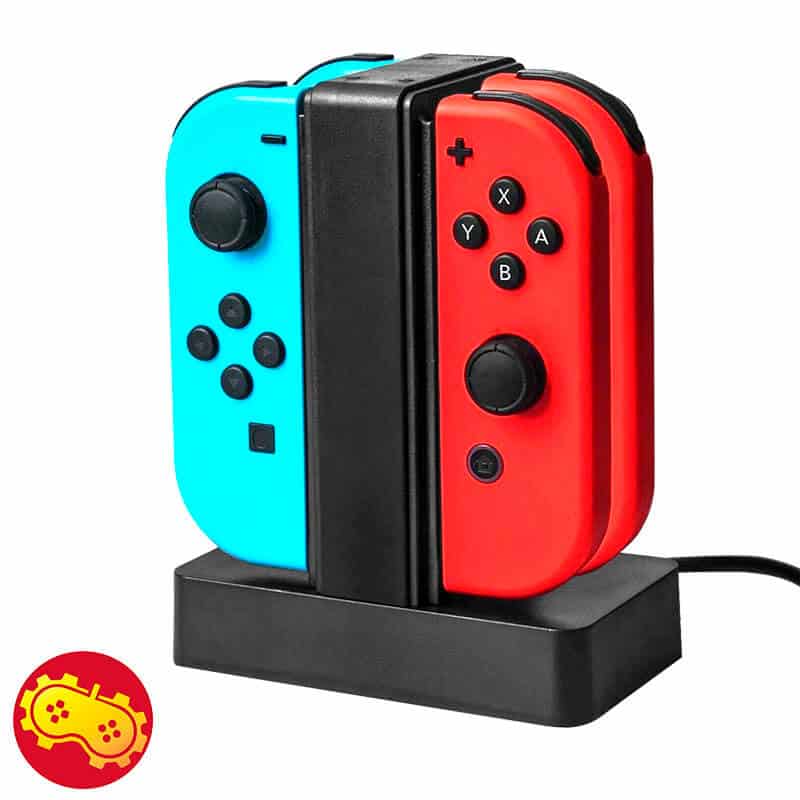 Cargador 4 en 1 para Joy-Con - Nintendo Switch